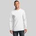 Port and Company Tall Long Sleeve Essential T-Shirt - White/Neutral