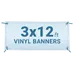 Vinyl Banner 3' x 12'