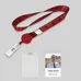 3/4 inch Polyester/Badge Reel Lanyard Combo-B