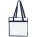 Budget Custom Clear Tote Bag With Zipper
