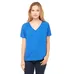 Bella Ladies' Slouchy V-Neck T-Shirt - Triblend