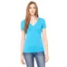 Bella Ladies' 4.2 oz. Jersey Deep V-Neck T-Shirt - Dark/All