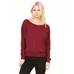 Bella Ladies' Flowy Long-Sleeve Off Shoulder T-Shirt