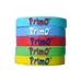 Custom Embossed Printed Silicone Wristbands 