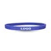 1/4 inch Embossed Printed Wristband      