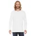 American Apparel Unisex Fine Jersey Long Sleeve T-Shirt - White/Neutral