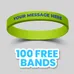 1/2 inch Printed Wristband    