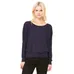 Bella Ladies' Flowy Long-Sleeve Off Shoulder T-Shirt