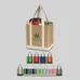 NON-WOVEN TWO-TONE SHOPPER TOTE BAG