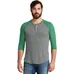 Alternative Eco-Jersey 3/4-Sleeve Raglan Henley