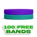 Silicon Debossed Wristbands 