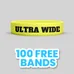 Printed 3/4 inch Wristband