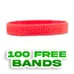 Custom Embossed Wristbands 