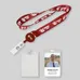 5/8" Polyester/Badge Reel/Metal Clip Lanyard Combo