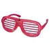 LED Pink Slotted Glasses 