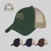 Washed Cotton Mesh Back Trucker Cap