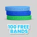 Custom Debossed Wristbands              