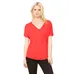 Bella Ladies' Slouchy V-Neck T-Shirt