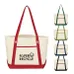 MEDIUM COTTON CANVAS SAILING TOTE BAG