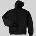 CornerStone Heavyweight Full-Zip Hooded Sweatshirt with Thermal Lining - Dark/All