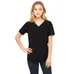 Bella Missy Fit Jersey Short Sleeve V-Neck T-Shirt - Dark/All