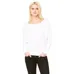 Bella Ladies' Flowy Long-Sleeve Off Shoulder T-Shirt