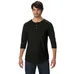 Alternative 3/4-Sleeve Raglan Henley - Dark/Colors
