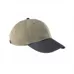 Adams 6-Panel Two-Tone Washed Pigment-Dyed Cap - Dark/All