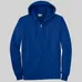 Port and Company Full-Zip Hooded Sweatshirt - Dark/Colors