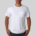 Jerzees Adult Heavyweight Blend Pocket T-Shirt - White, S-XL