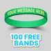 Custom Printed Silicone Bracelets   