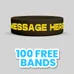 1 inch Printed Wristband 