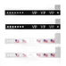 Checkered Vinyl Wristbands