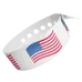 Wavy Flag Vinyl Wristbands
