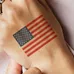 USA Flag Temporary Tattoos