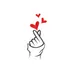 Love & Friendship Temporary Tattoos