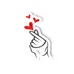 Love & Friendship Temporary Tattoos