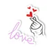 Love & Friendship Temporary Tattoos