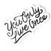Motivational Word Temporary Tattoos