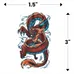 1.5"x3" Temporary Tattoos