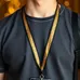 Blank Glitter Lanyards