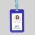 Blank Silicone Badge Holders