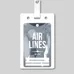 Blank Luggage Tag Holders