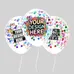 12" Confetti Latex Balloons