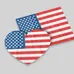 USA Flag Temporary Tattoos