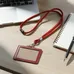 Custom Tubular Lanyard with Badge Holders