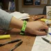 Custom Woven Wristbands With Gold Thread