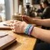 Custom Adjustable Woven Wristbands