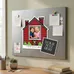 House Picture Frame Magnet - Rect Punch Out