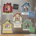 House Picture Frame Magnet - Rect Punch Out